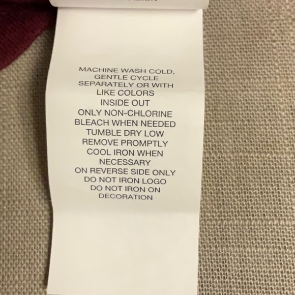 Place Burgundy Floral Heart Long Sleeve Tee - Picture 6 of 6